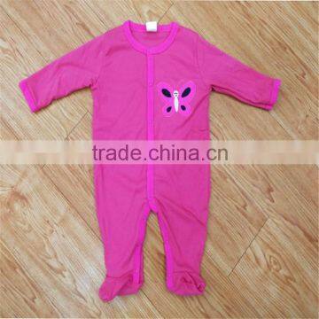 100% Cotton Material and Breathable infant onesie pajamas