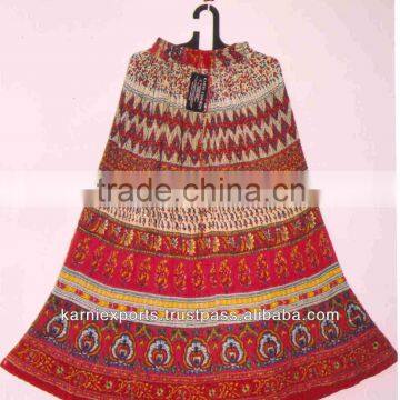 cotton skirts long indian panel prints cotton 36inch long jaipuri skirts for womens & girls made in india skirts based at jaipur