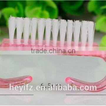 Hot Sell Multi-Color Ox Horn Shaped Nail Cleaning Brush photo-4