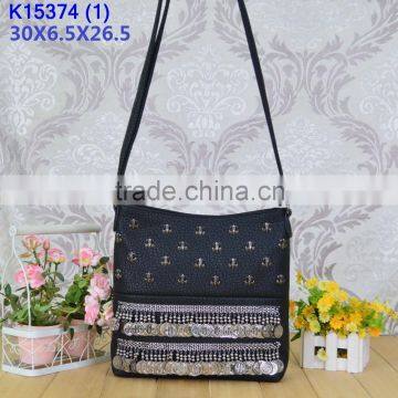 2015 China newest wholesale good quality single shouler bag with sequin,ladyshoulder sling bag,small bag