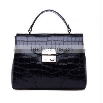 Newest women crocodile PU handbag leather handbag