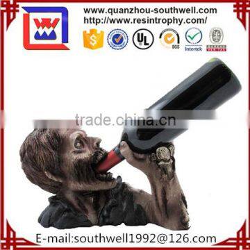 Zombie Wine Bottle Holder Statue