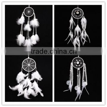 crochet handmade Dream Catcher feathers wall hanging dreamcatcher