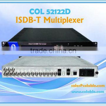 Digital tv mulitplexer/ ISDB-T Multiplexer,adapt to Japan,South America,TS multiplexer COL52122D