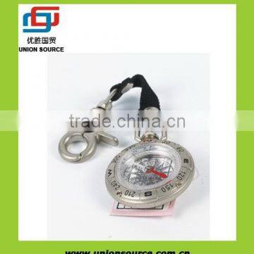 New High Quality Classic Matel Pocket Compass with hanger (261234)