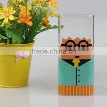 350ml Square Creative Wholesale Coffee Cups Handmade Borosilicate Glass Tea Drinking Cup