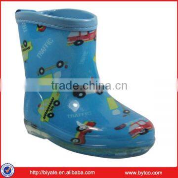 Beautiful Shiny Cars Printed PVC Rain Boot