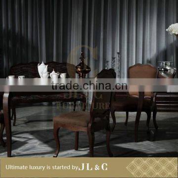 Luxury Dinning Room 2016 New Wooden Armless Dining Chair With Oxhide Leather, AC05-01 From China Supplier- JLC Luxury Home Furni photo-2