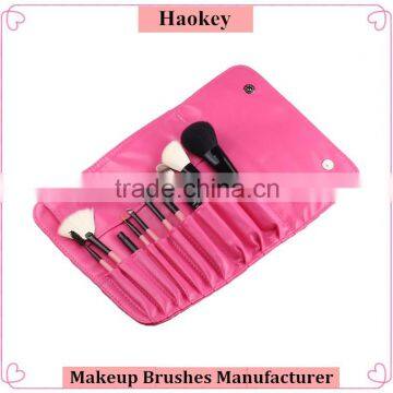 New Arrival 10pcs foundation makeup brush set with pu leather bag                        
                                                                                Supplier's Choice