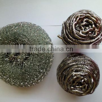 Factory hot selling lower price stock of galvanized steel wire scourer