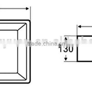 Y822 Washing Basins; Sanitary Ware Square Wash Basins For Bathrooms photo-2