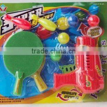 ping pong gun & ping pong bat