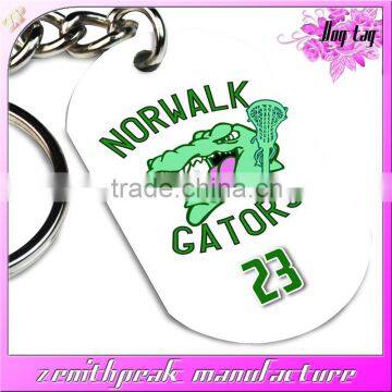 Chinese Manufacturer Design Custom Metal Blank Military Dog Tag
