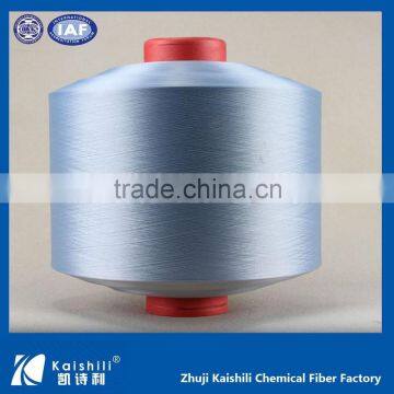 Newest design high quality 100% Polyester dope dyed yarn 150D/48F