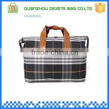 Tetro style plaid tote 38X17X51.5cm polyester a travel bag