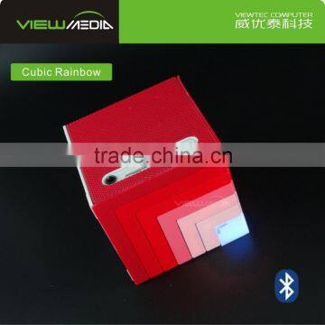 Hot Sale Cubic Rainbow Cube Led Waterproof Small Bluetooth Speaker photo-5