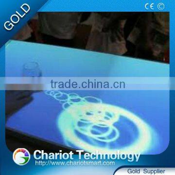 Chariot hot products table glass bar interactive Circle effect