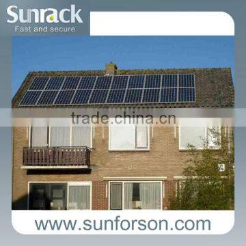 Pitched roof solar panel roof mount kit system