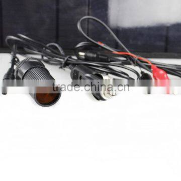 Best Price 7w Solar Power Charger for Solar Car Battery Maintenance,12V Battery Charging,cell Phone and 5V USB Port Device. photo-5