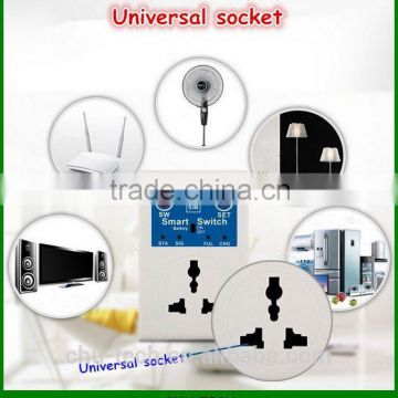 Mobile Phone GSM Call Message Home Office Remote Control Smart Power Switch Stocket for Light water pump