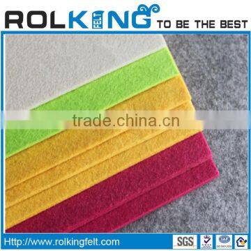 color mixed wool felt fabric