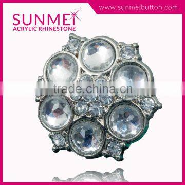 Eco Friendly Product Shank Rhinestone Buttons Covers for Women Dresses