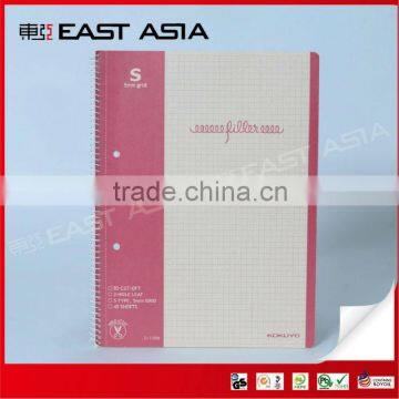 spiral binding soft cover note book