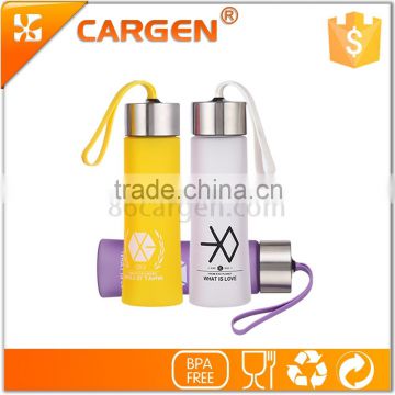 Wholesale printed 450ml plastic custom logo sport bottle