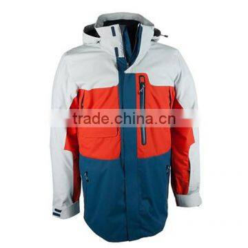 fashion style custom brand printed logo ski jackets for men