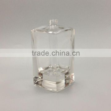 High quality 80ml 100ml square perfume glass bottle