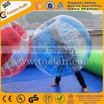 half blue alternater color inflatable bubble football TB019