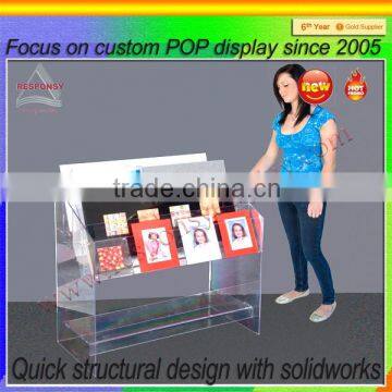 custom acrylic photo frame display stand