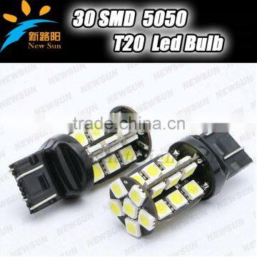 T20 led Canbus auto light turning signal side marker brake light 4.1W 30SMD 5050 led auto bulb for cars