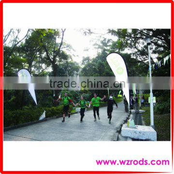 Hot selling printing flags,silk advertising wind flags