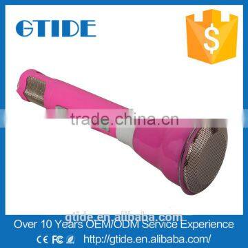 Gtide New Design High Quality Microphone Mini Bluetooth Wireless Karaoke Microphone KTV Player