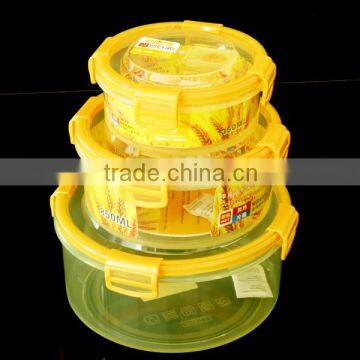 Silicone Co-injected Airtight Waterproof Lids Container(Round) photo-2