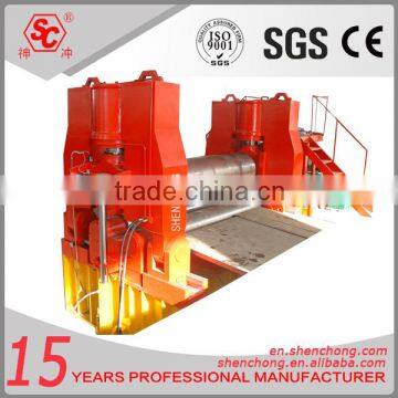 SW 11SNC 80X4000 3 roller roll bending machine for metal sheet,plate bending machine