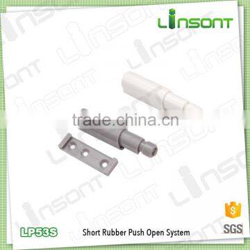 Popular plastic push open door buffer cabinet fittings for cabinet door