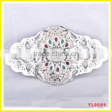 wholesale men wide belt buckle silver rhinestone belt buckles