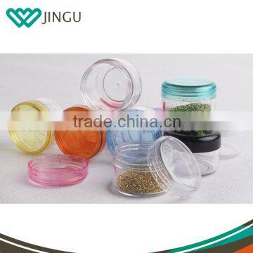 Transparent makeup eyeshadow case magnetic/ small plastic clear containers with lids