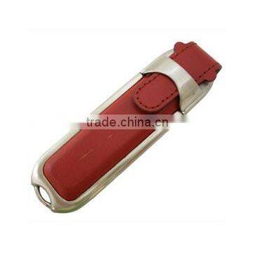 Shenzhen wholesale leather usb key, 2014 new custom 128gb usb flash drive leather,high speed leather usb flash