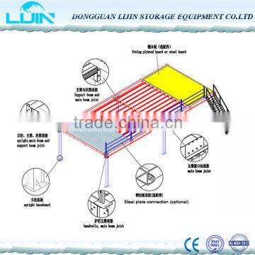 Customized warehouse storage steel metal mezzanine rack floor