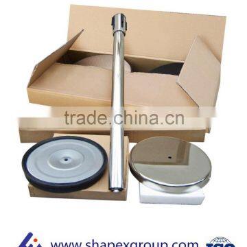 Weight Premium Stanchion With Retractable Belt, Silver Powder Coated Steel Post photo-2