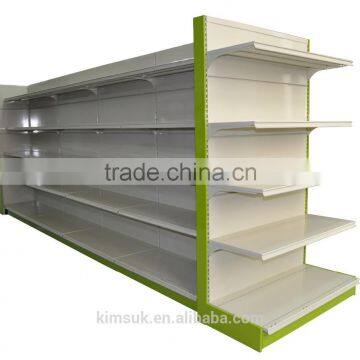 Ajustable Supermarket Rack Single Side Cold Steel Blue Capacity 25 KG photo-2