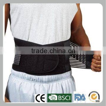 Adjustable elastic back belt for fitting