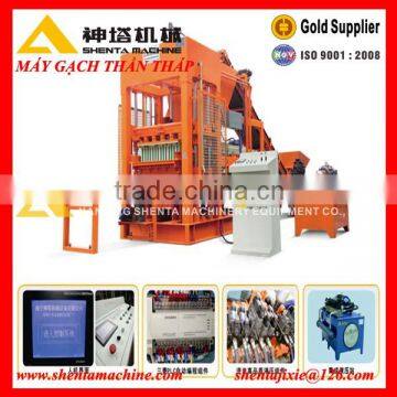 Guangxi Shenta QTY10-15 full automatic cement block brick making machine