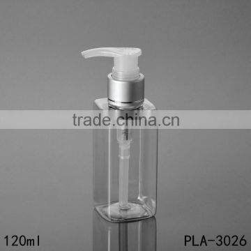 Cosmetic packing plastic foam pump bottle 120ml