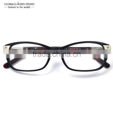 NO MOQ Lastest Luxury Diamond Eyeglass Frames Lady Vintage Acetate Optical Frames 602R photo-4