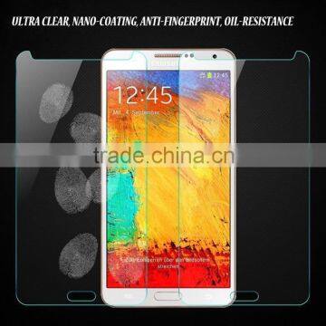 Lowest price HD clear tempered glass screen protector for samsung galaxy note 3 screen protector anti scratch