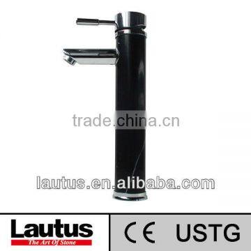 black marquine bathroom and kitchen sink stone faucet